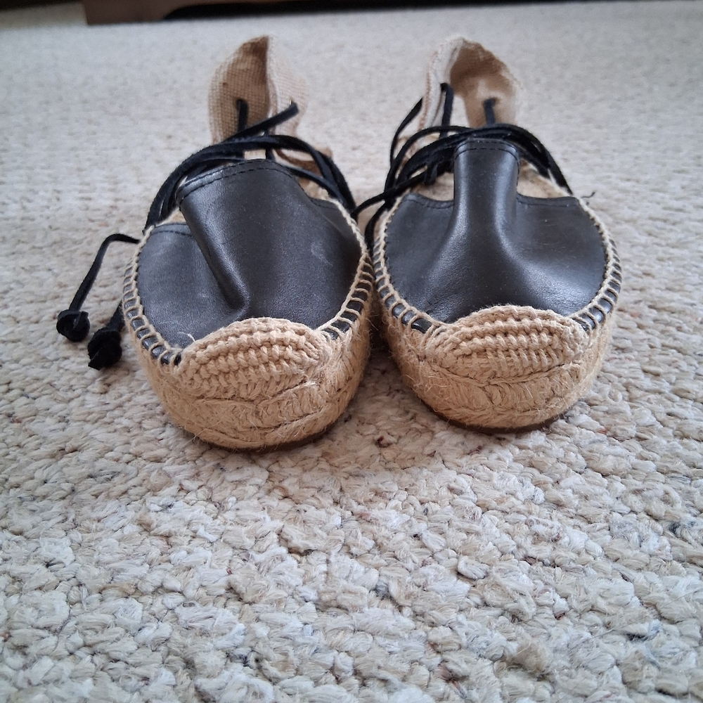 Soludos Platform Gladiator Espadrille Leather San… - image 4